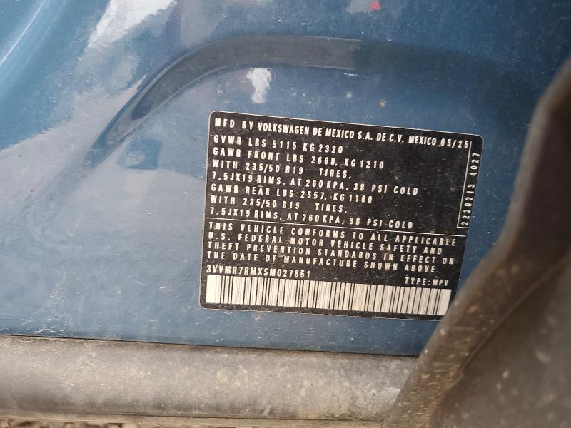 Продаж на аукціоні авто 2025 Volkswagen Tiguan, vin: 3VVMR7RMXSM027651, номер лоту: 58901236
