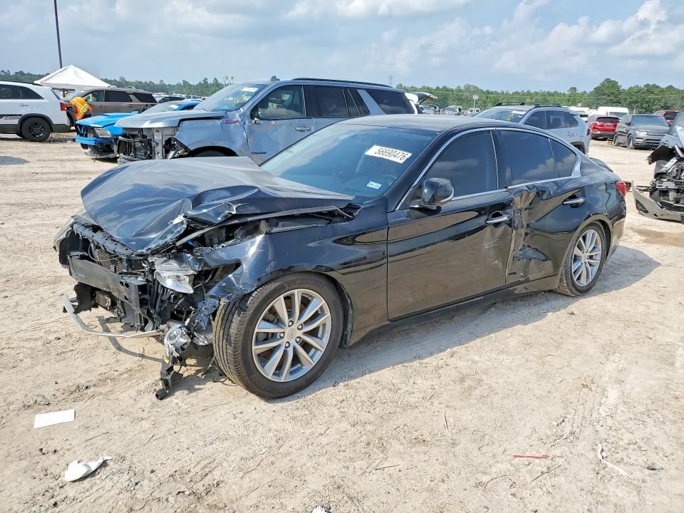 2015 Infiniti Q50 მანქანა იყიდება აუქციონზე, vin: JN1BV7AP4FM333630, აუქციონის ნომერი: 56690476