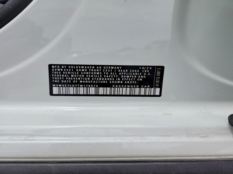 Продаж на аукціоні авто 2026 Volkswagen Gti, vin: WVWVE7CD7TW176074, номер лоту: 55200736