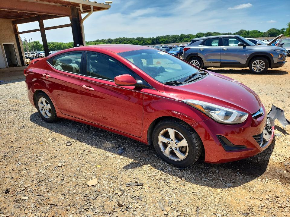 2015 Hyundai Elantra მანქანა იყიდება აუქციონზე, vin: 5NPDH4AE9FH555651, აუქციონის ნომერი: 57550386