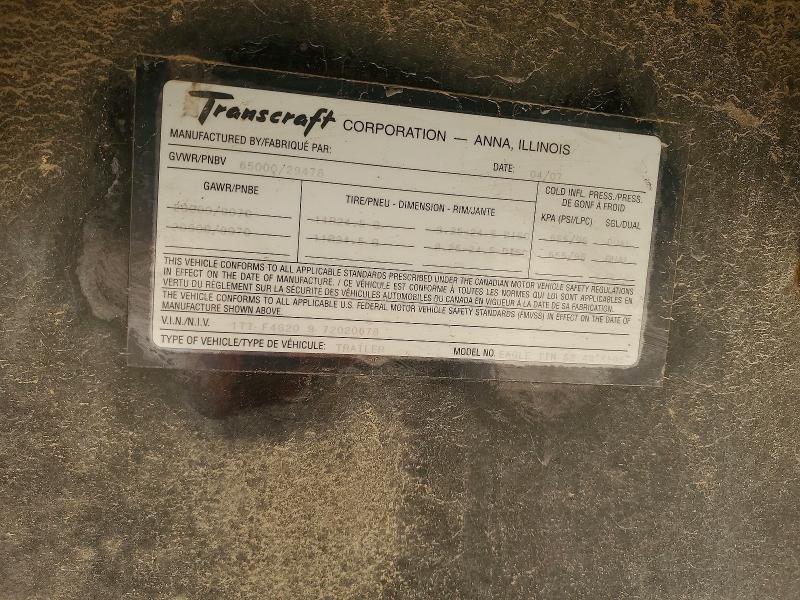 Aukcja sprzedaży 2007 Transcraft Unknown, vin: 1TTF4820972020678, numer aukcji: 53548906