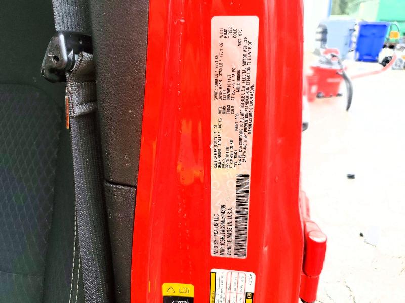 57477756 :رقم المزاد ، 1C6HJTAG9ML514339 vin ، 2021 Jeep Gladiator مزاد بيع