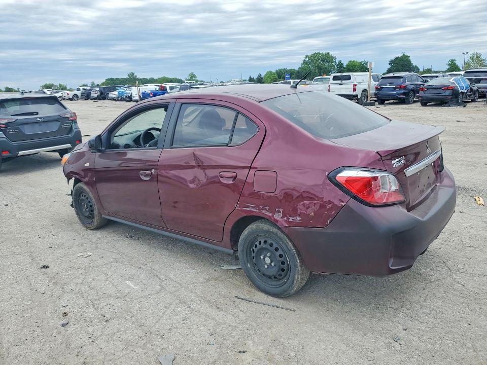 55169406 :رقم المزاد ، ML32FUFJ9NHF06147 vin ، 2022 Mitsubishi Mirage مزاد بيع