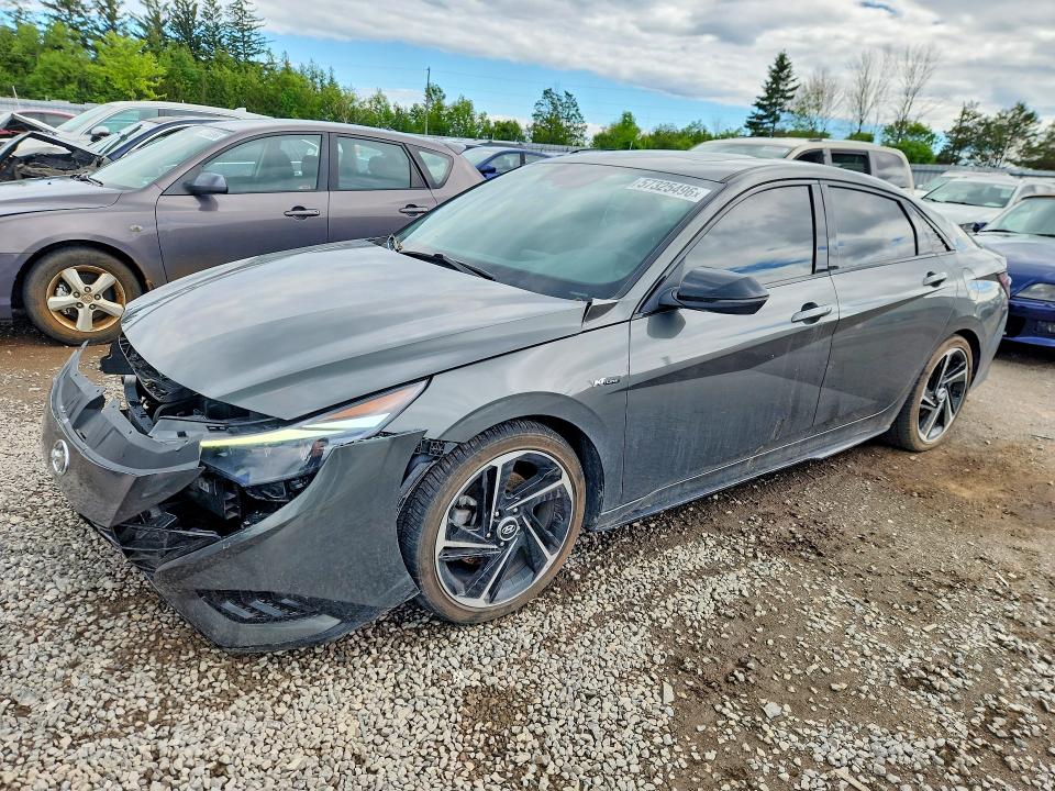 2022 Hyundai Elantra მანქანა იყიდება აუქციონზე, vin: KMHLR4AFXNU307491, აუქციონის ნომერი: 57325496