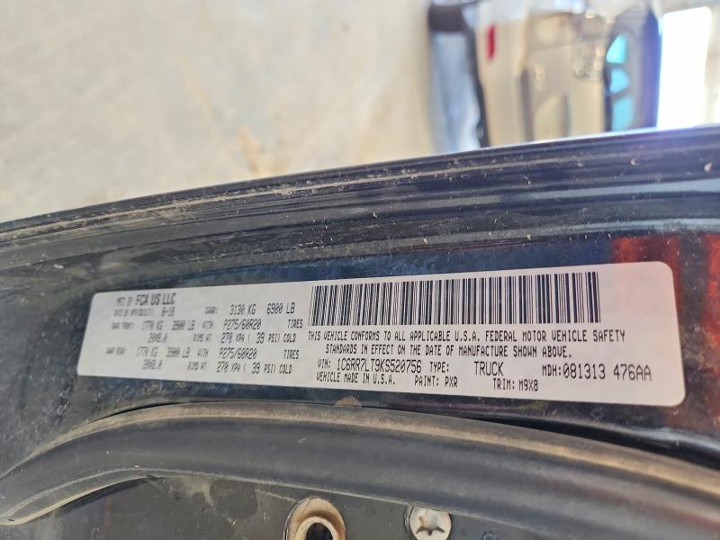 57239556 :رقم المزاد ، 1C6RR7LT9KS520756 vin ، 2019 Ram 1500 Classic مزاد بيع