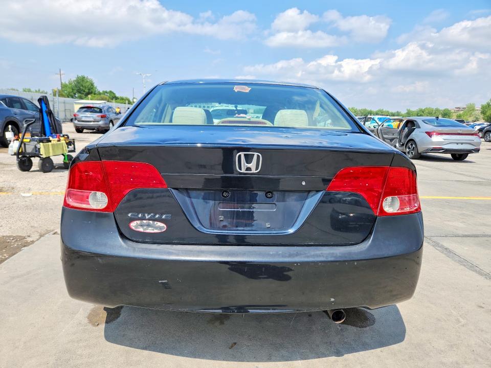Aukcja sprzedaży 2006 Honda Civic, vin: 1HGFA165X6L030034, numer aukcji: 58993566