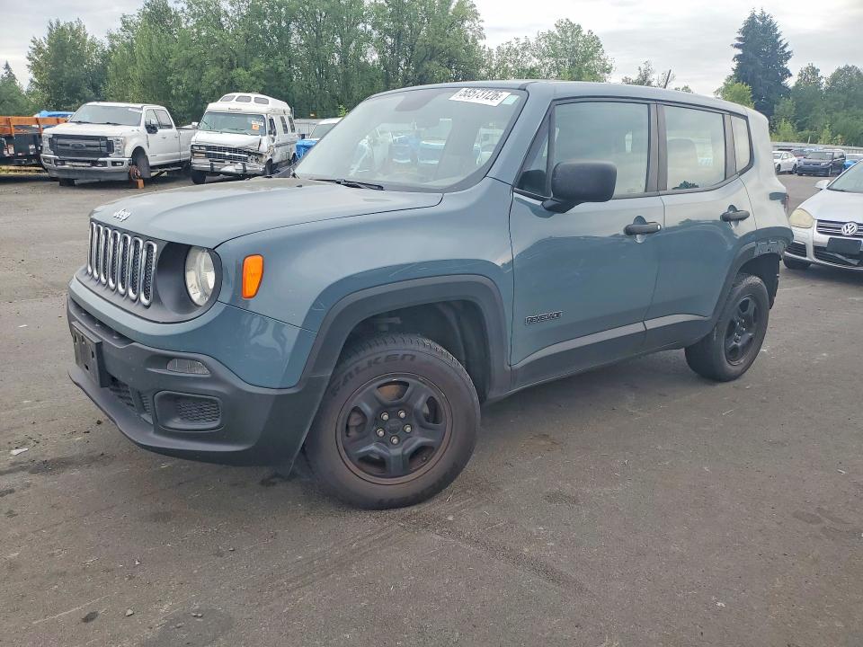 2017 Jeep Renegade მანქანა იყიდება აუქციონზე, vin: ZACCJBAH7HPE65939, აუქციონის ნომერი: 58573126