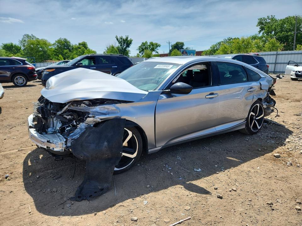55223046 :رقم المزاد ، 1HGCV2F37MA034126 vin ، 2021 Honda Accord مزاد بيع