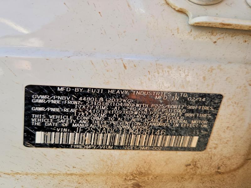 55280396 :رقم المزاد ، JF2SJADC1FH408146 vin ، 2015 Subaru Forester مزاد بيع