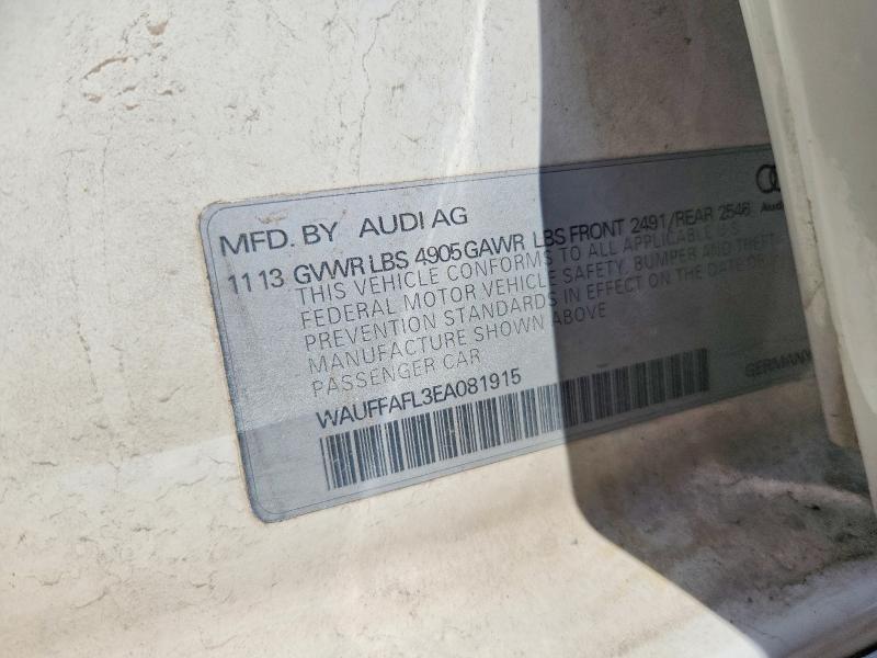 Aukcja sprzedaży 2014 Audi A4, vin: WAUFFAFL3EA081915, numer aukcji: 55534936