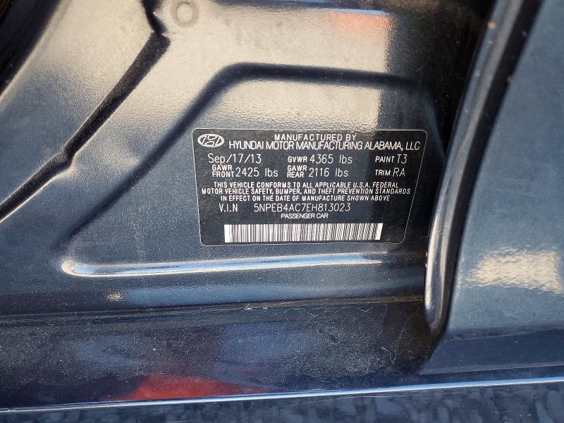 56150676 :رقم المزاد ، 5NPEB4AC7EH813023 vin ، 2014 Hyundai Sonata مزاد بيع