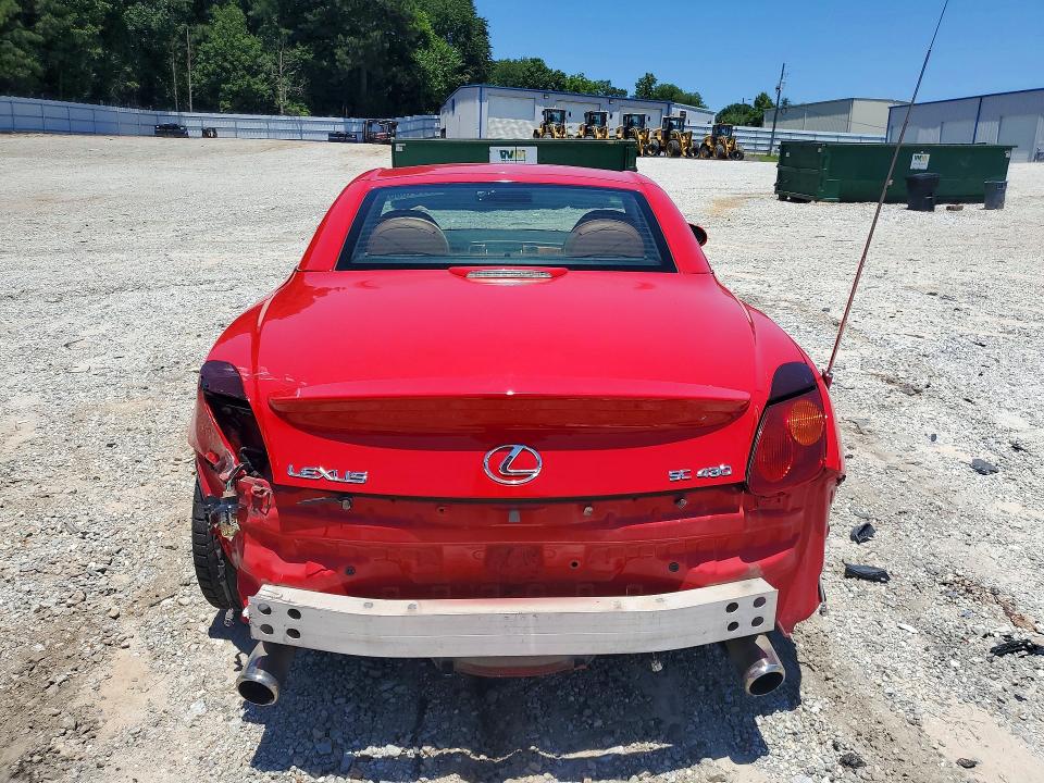 55751886 :رقم المزاد ، JTHFN48Y950068669 vin ، 2005 Lexus Sc مزاد بيع