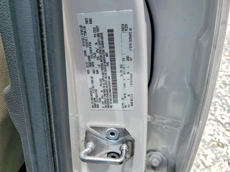 2017 Ford Escape მანქანა იყიდება აუქციონზე, vin: 1FMCU0J98HUD91140, აუქციონის ნომერი: 53738846