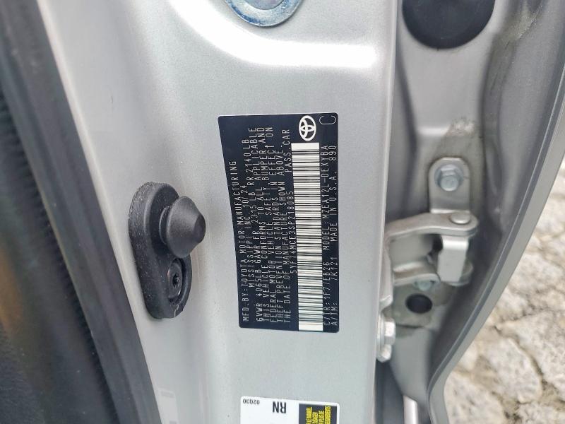 56187106 :رقم المزاد ، 5YFT4MCE3SP218085 vin ، 2025 Toyota Corolla مزاد بيع