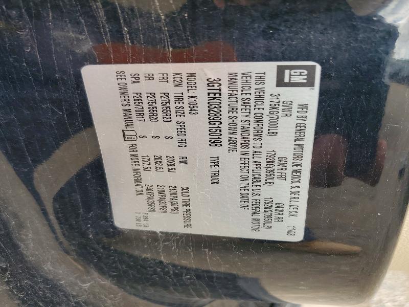2009 Gmc Sierra მანქანა იყიდება აუქციონზე, vin: 3GTEK03289G150198, აუქციონის ნომერი: 55863536