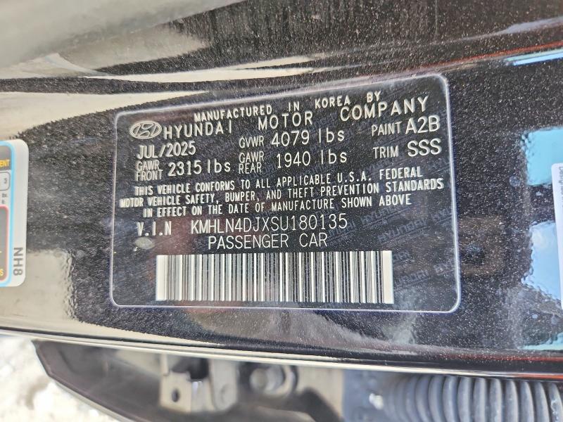 Aukcja sprzedaży 2025 Hyundai Elantra, vin: KMHLN4DJXSU180135, numer aukcji: 57826726