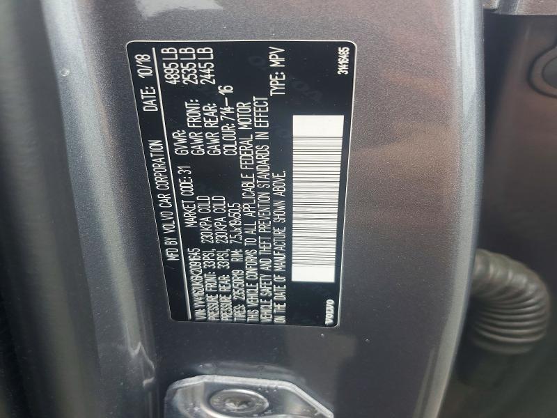 Продаж на аукціоні авто 2019 Volvo Xc40, vin: YV4162UK6K2091645, номер лоту: 58399436