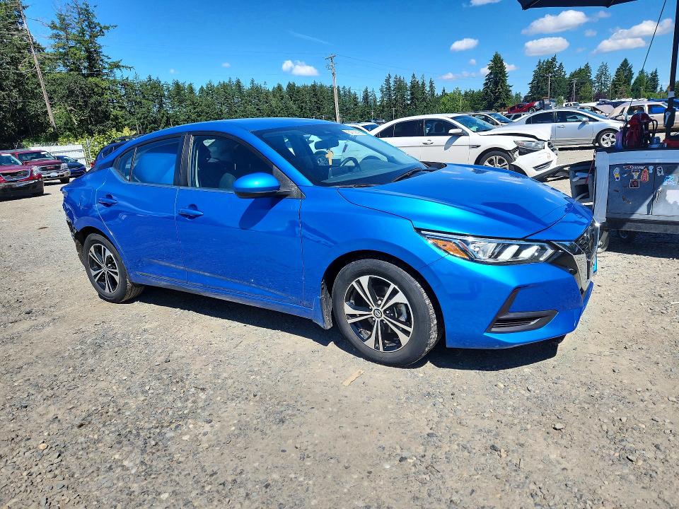 2022 Nissan Sentra მანქანა იყიდება აუქციონზე, vin: 3N1AB8CV5NY296024, აუქციონის ნომერი: 54709796