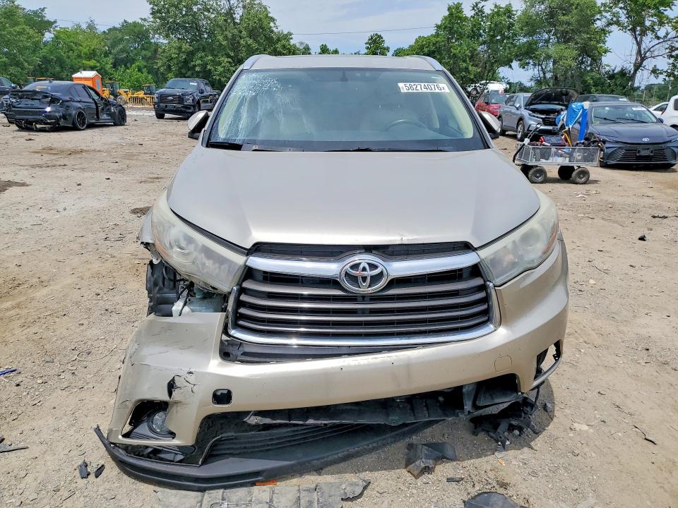 Aukcja sprzedaży 2016 Toyota Highlander, vin: 5TDJKRFH7GS318530, numer aukcji: 58274076