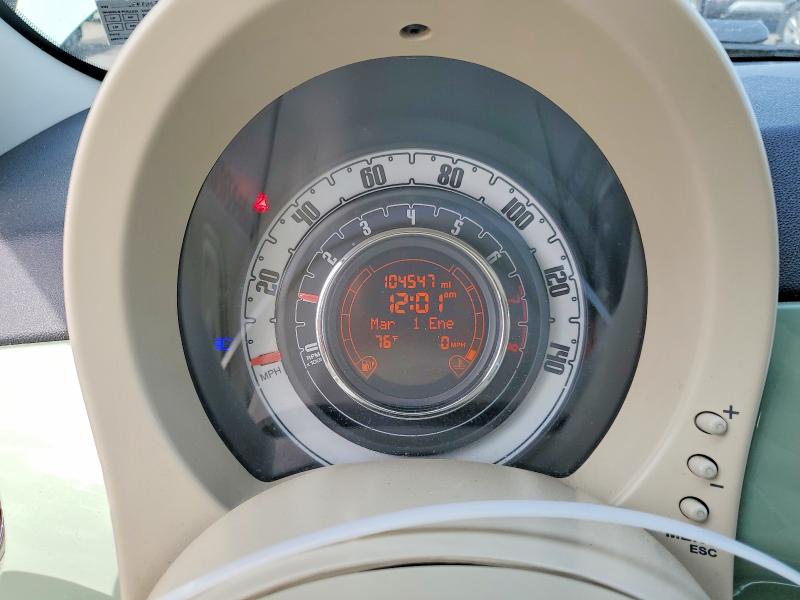 2012 Fiat 500 მანქანა იყიდება აუქციონზე, vin: 3C3CFFAR8CT344229, აუქციონის ნომერი: 57461546