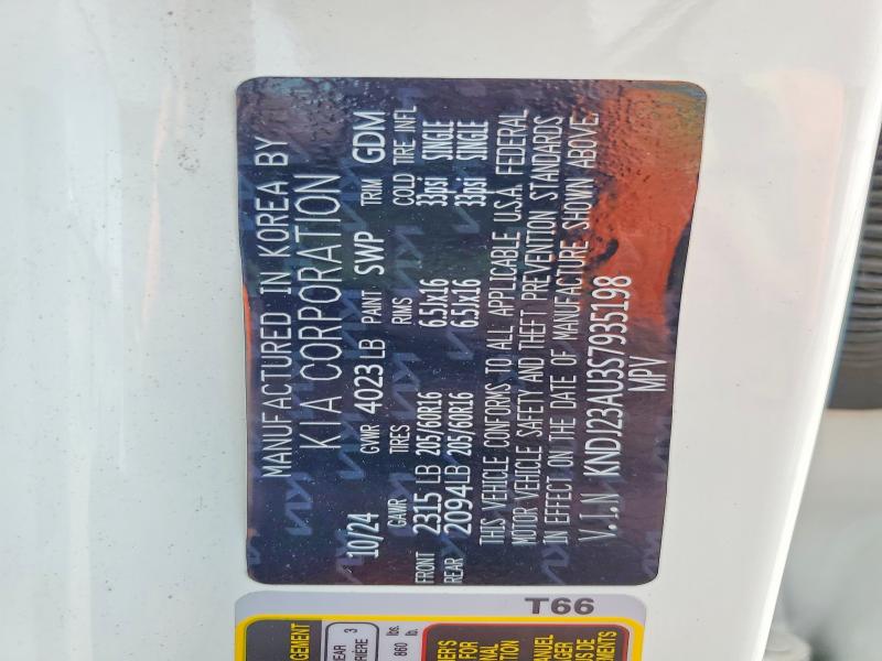2025 Kia Soul მანქანა იყიდება აუქციონზე, vin: KNDJ23AU3S7935198, აუქციონის ნომერი: 56126256