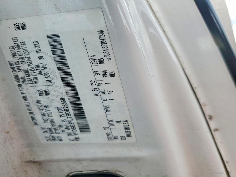59267346 :رقم المزاد ، 1FDSE3FL7BDB26568 vin ، 2011 Ford Econoline مزاد بيع