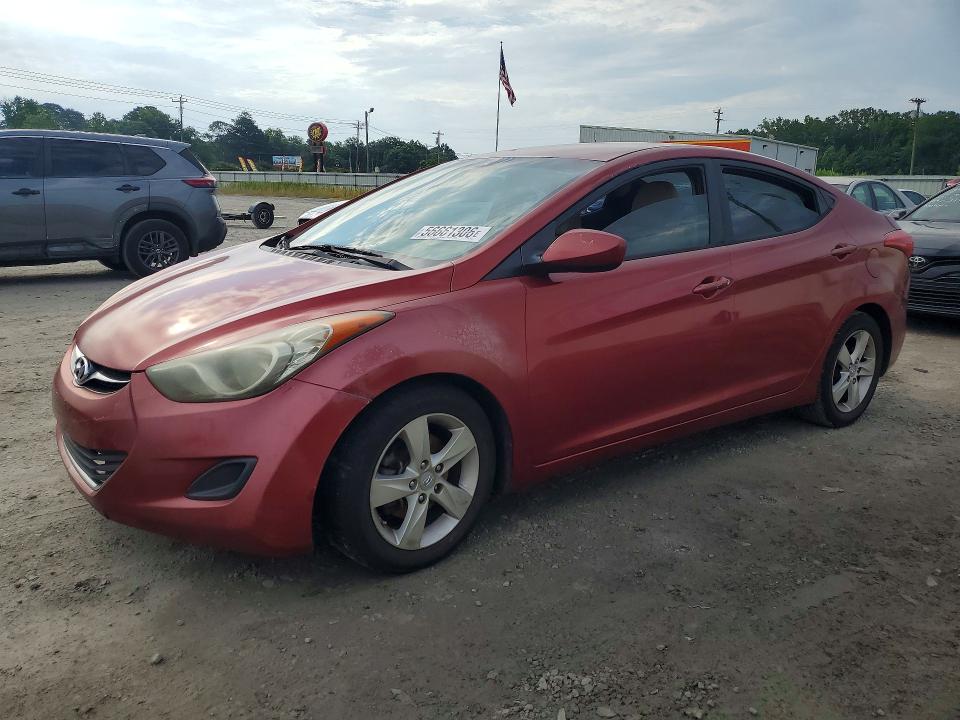 2013 Hyundai Elantra მანქანა იყიდება აუქციონზე, vin: 5NPDH4AEXDH264993, აუქციონის ნომერი: 56661306