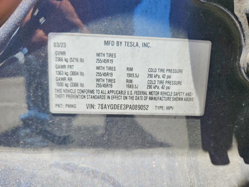 Aukcja sprzedaży 2023 Tesla Model Y, vin: 7SAYGDEE3PA089052, numer aukcji: 57005046