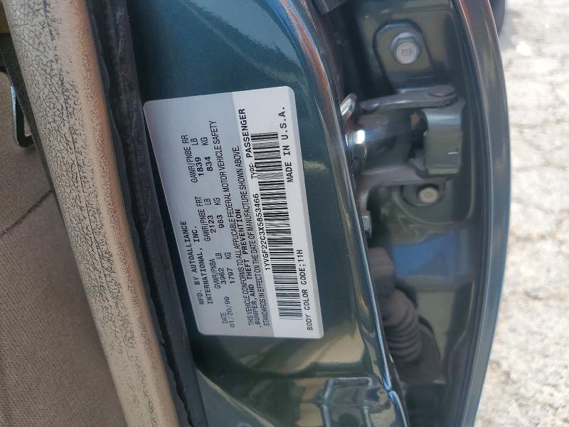 1999 Mazda 626 მანქანა იყიდება აუქციონზე, vin: 1YVGF22C3X5853466, აუქციონის ნომერი: 58300306