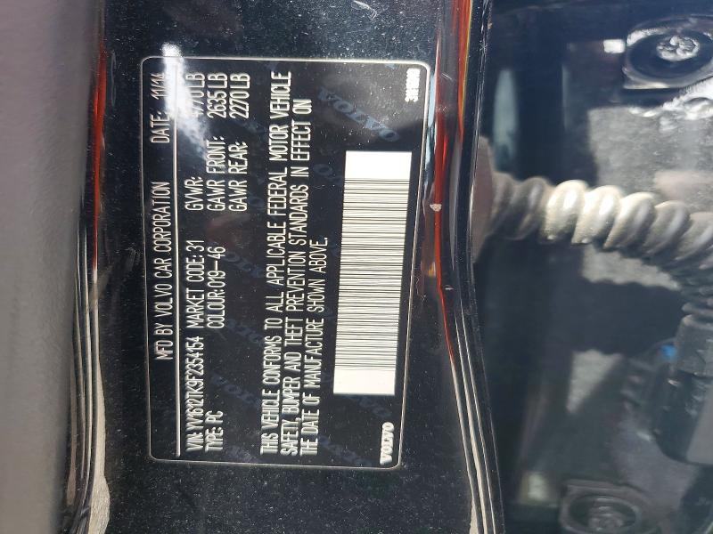 Aukcja sprzedaży 2015 Volvo S60, vin: YV1612TK9F2354154, numer aukcji: 57917136