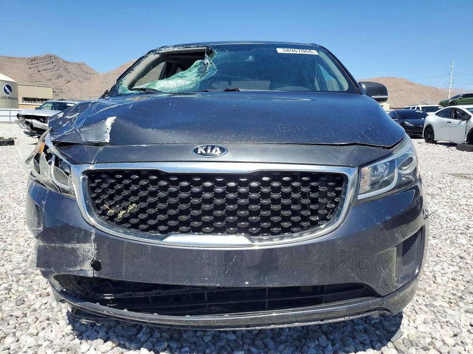 2016 Kia Sedona მანქანა იყიდება აუქციონზე, vin: KNDMB5C13G6183947, აუქციონის ნომერი: 58967066