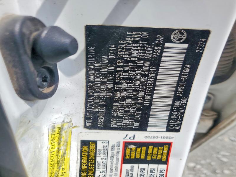 Продаж на аукціоні авто 2014 Toyota Camry, vin: 4T4BF1FK1ER426917, номер лоту: 55859896