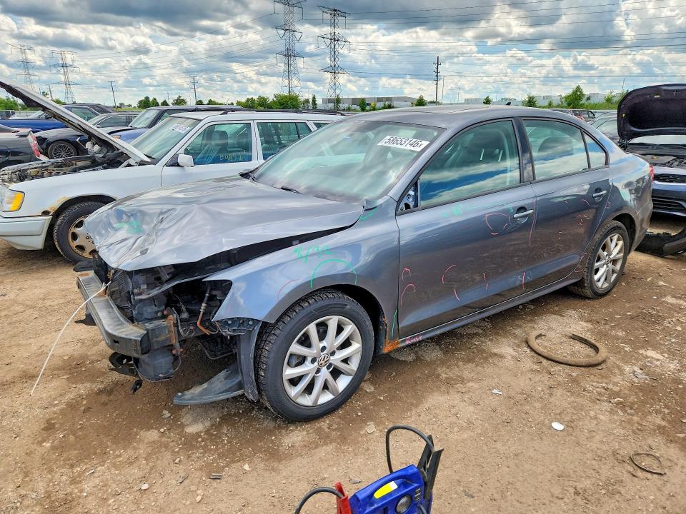 2012 Volkswagen Jetta მანქანა იყიდება აუქციონზე, vin: 3VWDP7AJ0CM403035, აუქციონის ნომერი: 58653146