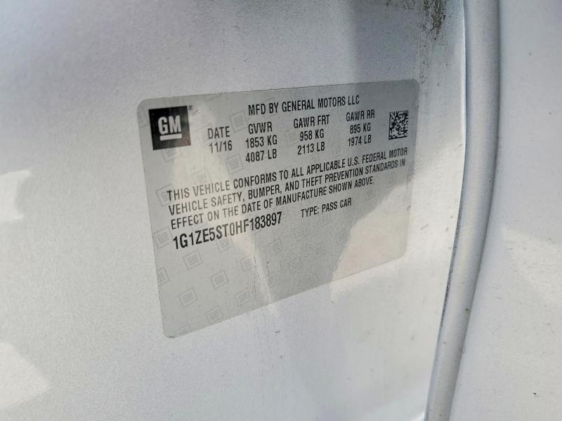 Aukcja sprzedaży 2017 Chevrolet Malibu, vin: 1G1ZE5ST0HF183897, numer aukcji: 55428626