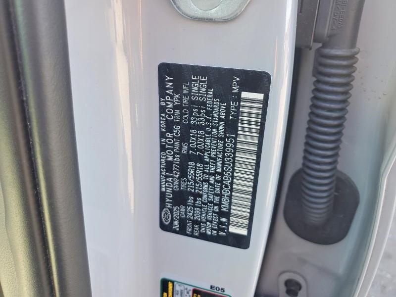 55619036 :رقم المزاد ، KM8HBCAB6SU339951 vin ، 2025 Hyundai Kona مزاد بيع