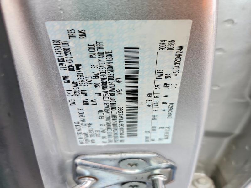 57231636 :رقم المزاد ، 1FMCU0G97FUA93098 vin ، 2015 Ford Escape مزاد بيع