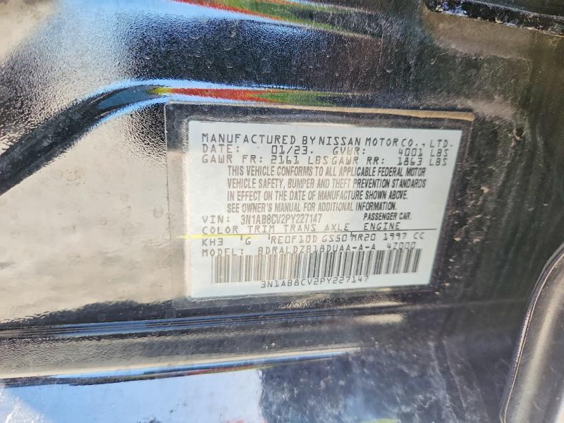 58434636 :رقم المزاد ، 3N1AB8CV2PY227147 vin ، 2023 Nissan Sentra مزاد بيع