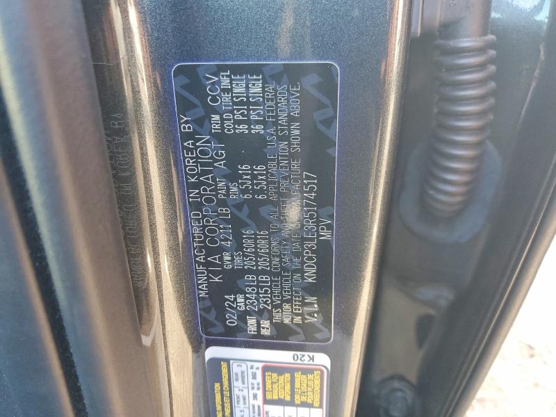 Aukcja sprzedaży 2024 Kia Niro, vin: KNDCP3LE3R5174517, numer aukcji: 56319516