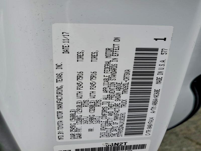 Aukcja sprzedaży 2018 Toyota Tacoma, vin: 5TFRX5GN4JX103691, numer aukcji: 55394436