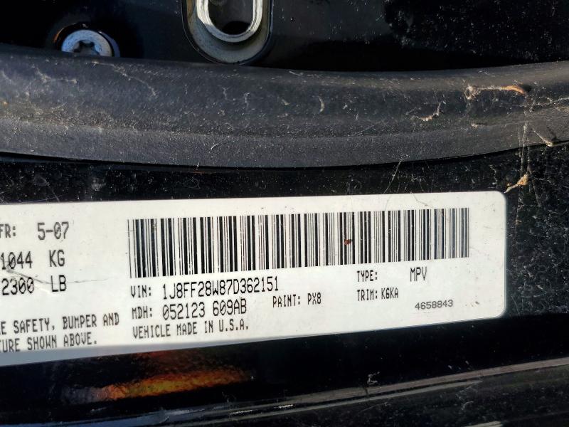 Aukcja sprzedaży 2007 Jeep Patriot, vin: 1J8FF28W87D362151, numer aukcji: 57262216