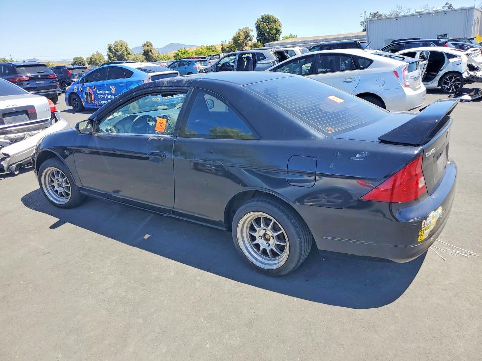 2002 Honda Civic მანქანა იყიდება აუქციონზე, vin: 1HGEM22962L002209, აუქციონის ნომერი: 56152656