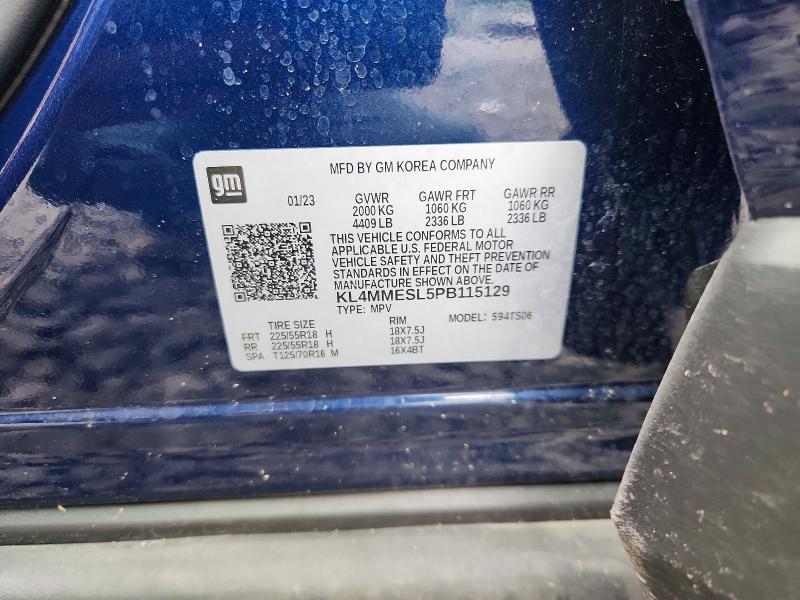 2023 Buick Encore Gx მანქანა იყიდება აუქციონზე, vin: KL4MMESL5PB115129, აუქციონის ნომერი: 56329226