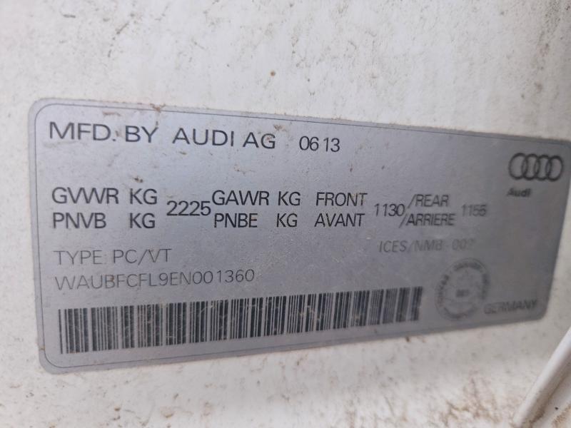 Продажа на аукционе авто 2014 Audi A4, vin: WAUBFCFL9EN001360, номер лота: 58224816