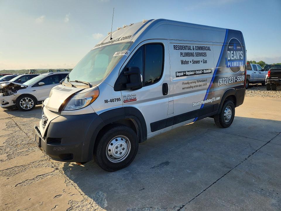 56876696 :رقم المزاد ، 3C6LRVBG5ME564998 vin ، 2021 Ram Promaster 1500 مزاد بيع