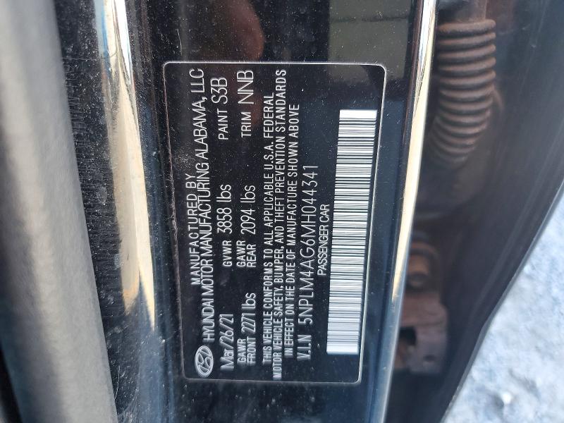 Aukcja sprzedaży 2021 Hyundai Elantra, vin: 5NPLM4AG6MH044341, numer aukcji: 58077346