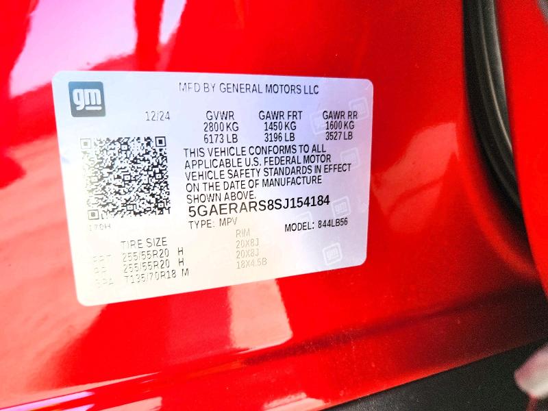 Продажа на аукционе авто 2025 Buick Enclave, vin: 5GAERARS8SJ154184, номер лота: 58208556