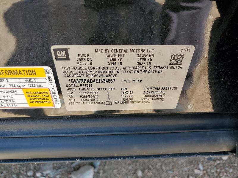 Продажа на аукционе авто 2014 Gmc Acadia, vin: 1GKKRPKD4EJ334657, номер лота: 56953946