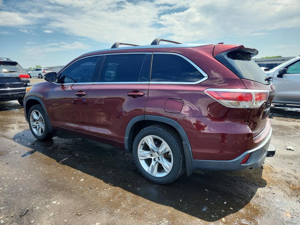 2015 Toyota Highlander მანქანა იყიდება აუქციონზე, vin: 5TDDKRFH3FS134407, აუქციონის ნომერი: 56852266