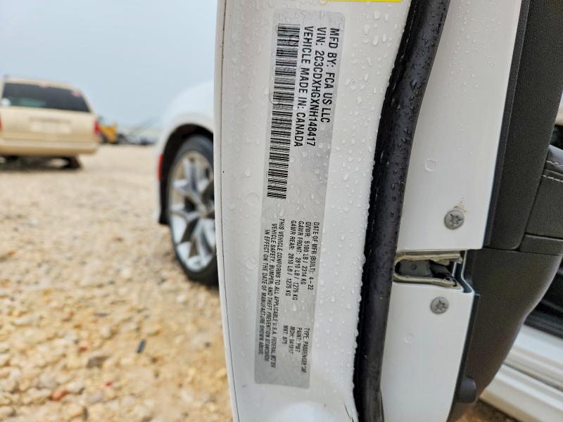 57256096 :رقم المزاد ، 2C3CDXHGXNH148417 vin ، 2022 Dodge Charger مزاد بيع
