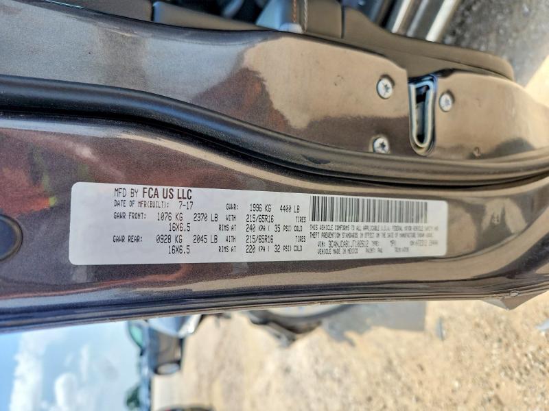 2018 Jeep Compass მანქანა იყიდება აუქციონზე, vin: 3C4NJCAB1JT102612, აუქციონის ნომერი: 55839206